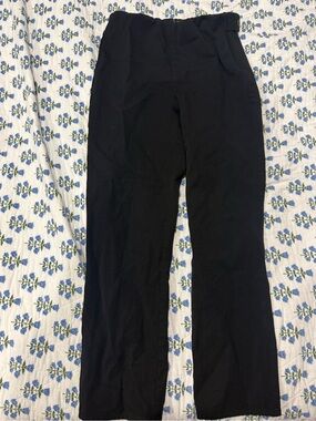 Madewell Black Ankle-Length Cropped Work Pants